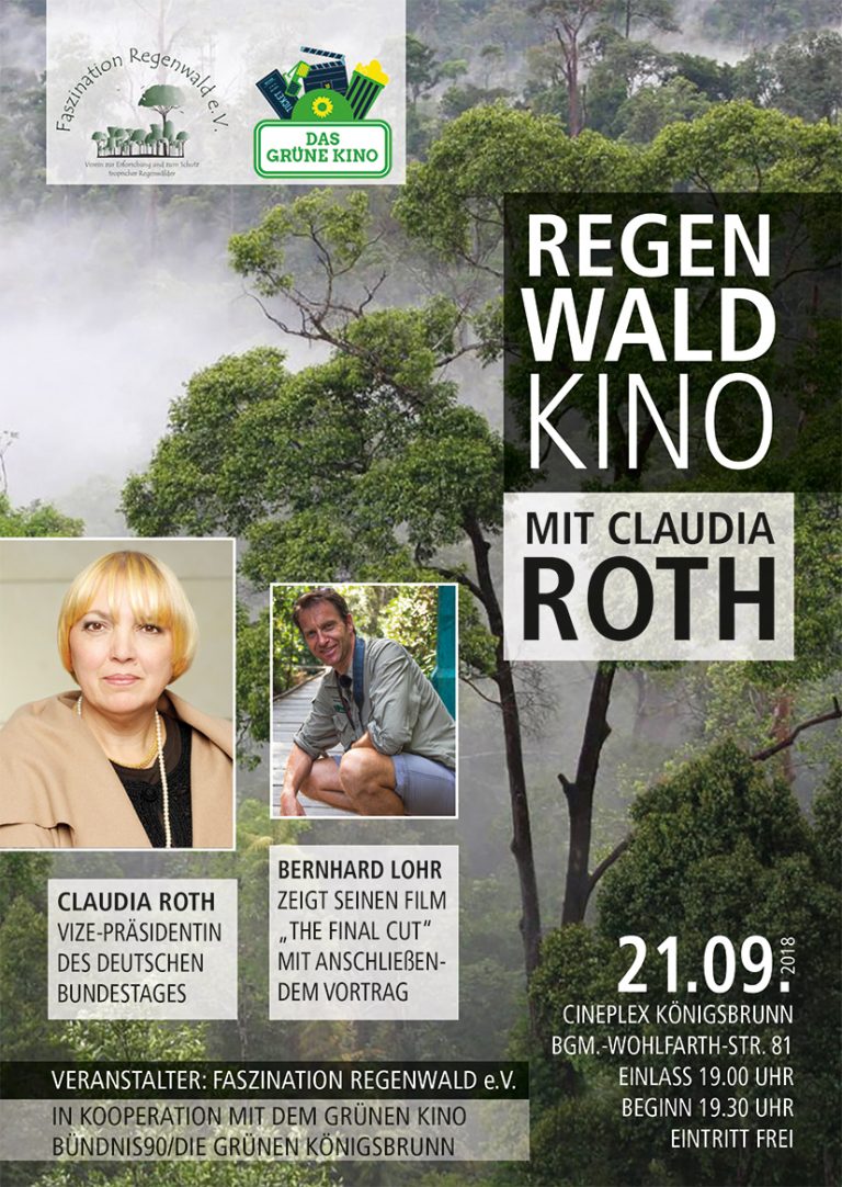Regenwaldkino mit Claudia Roth