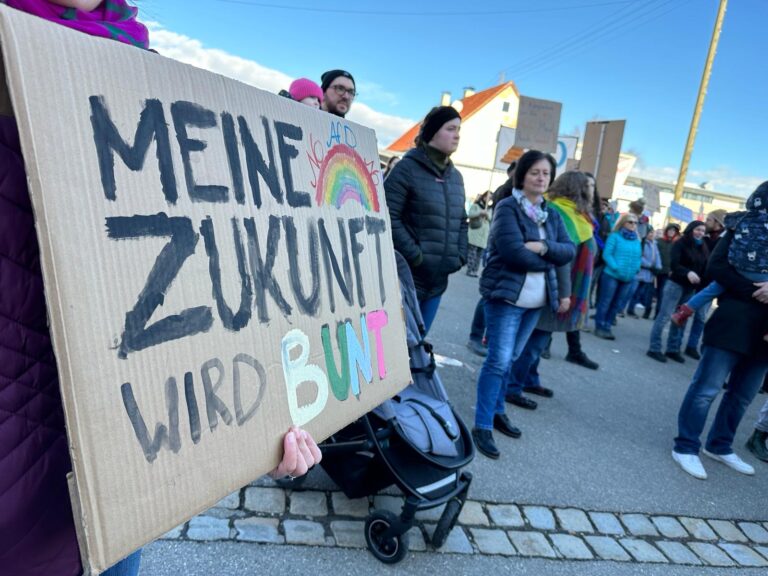 Bündnisdemo in Burgau