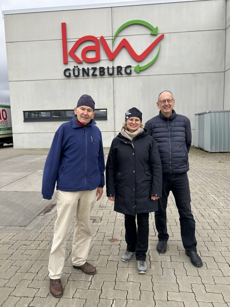 Besuch des Kreisabfallwirtschaft in Leipheim